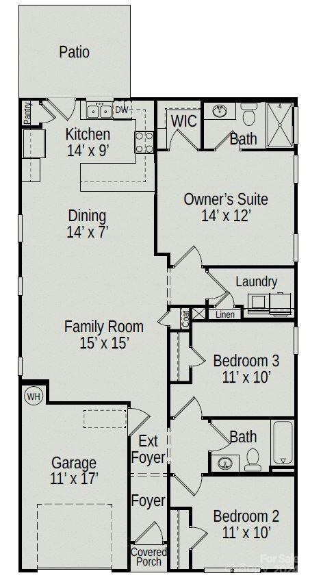 Property image 2 of 1228 Ocean Drive in Country Club Village, Salisbury, NC 28144