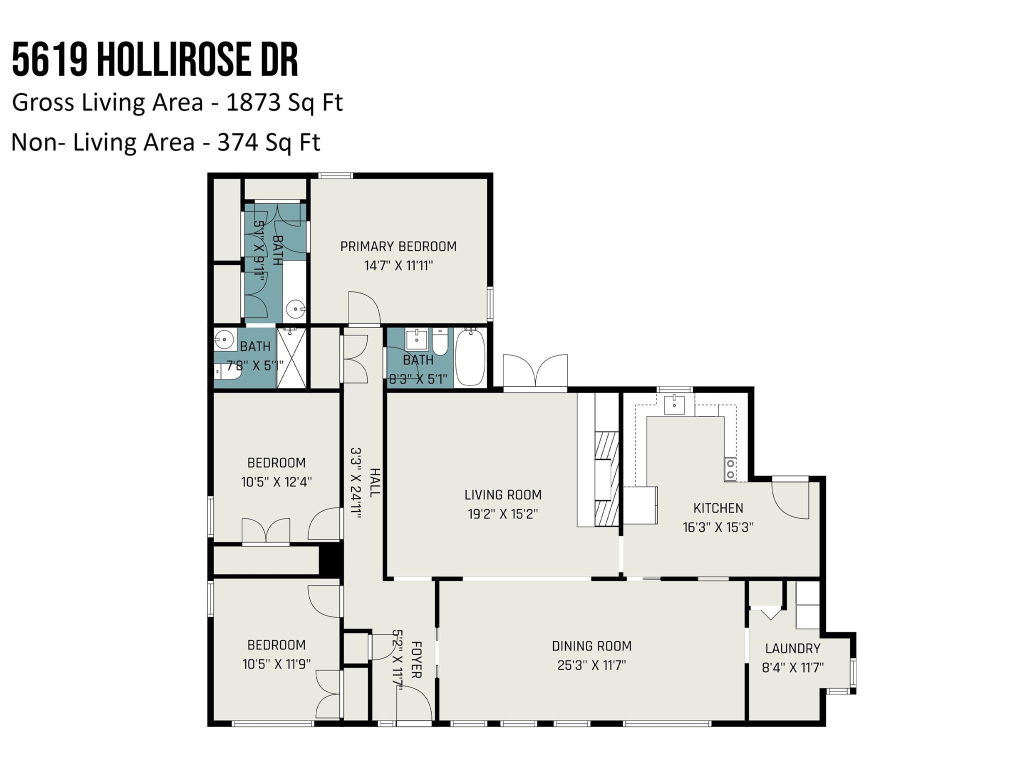 Property image 2 of 5619 Hollirose Drive in Birnam Woods, Charlotte, NC 28227