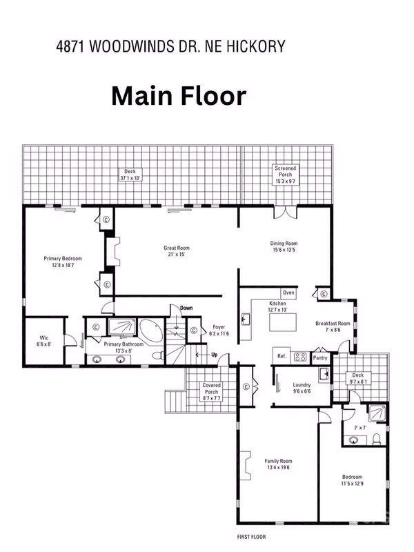Property image 4 at 4871 Woodwinds Drive, Hickory, NC 28601