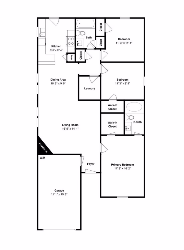 Property image 2 at 3019 Salmon River Drive, Monroe, NC 28110