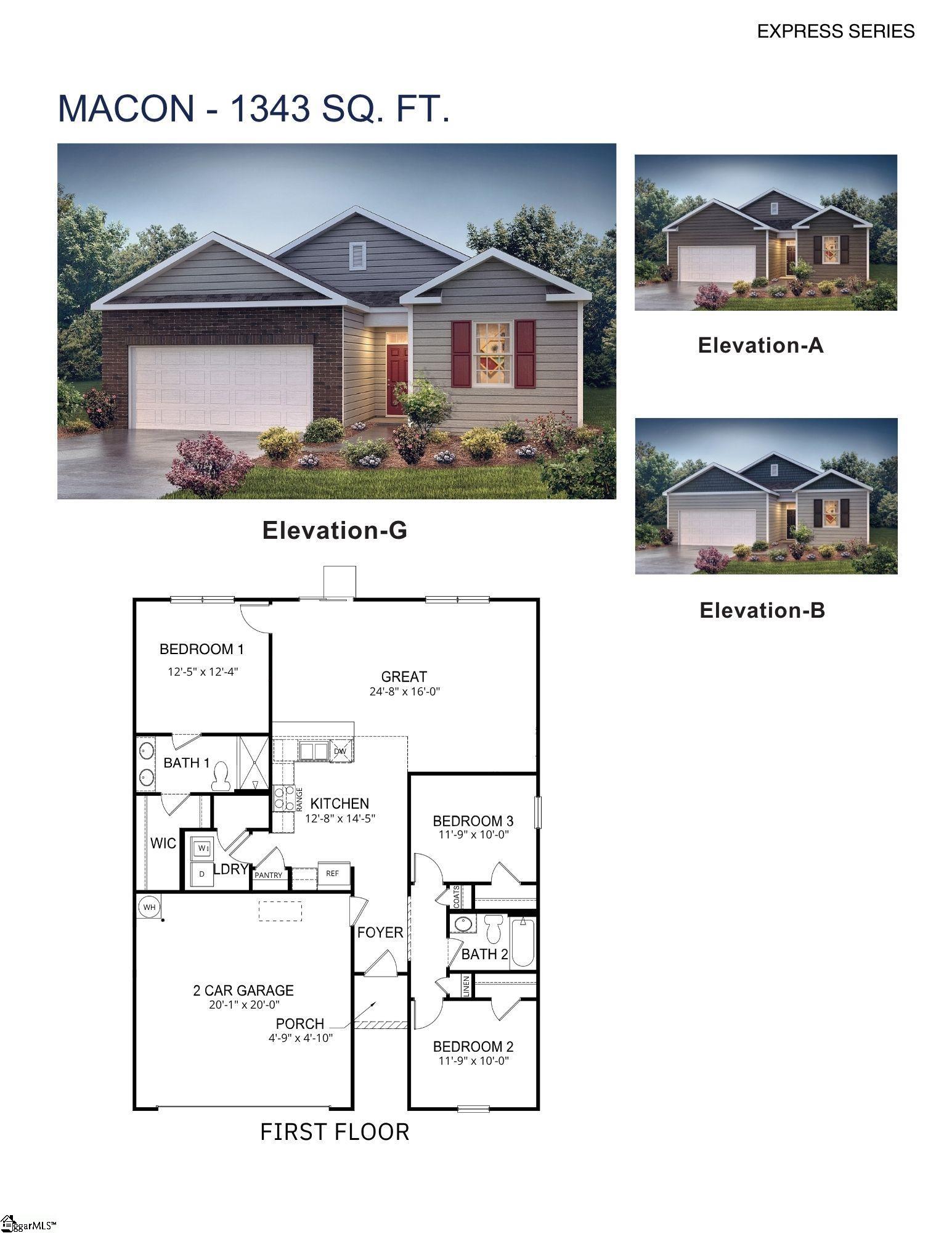 Property image 2 of 225 Pristine Drive in Bentley Park, Greenwood, SC 29646