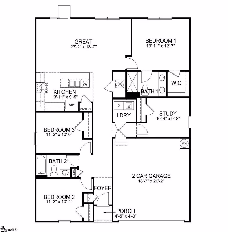 Property image 2 at 205 Stone Creek Road, Clinton, SC 29325