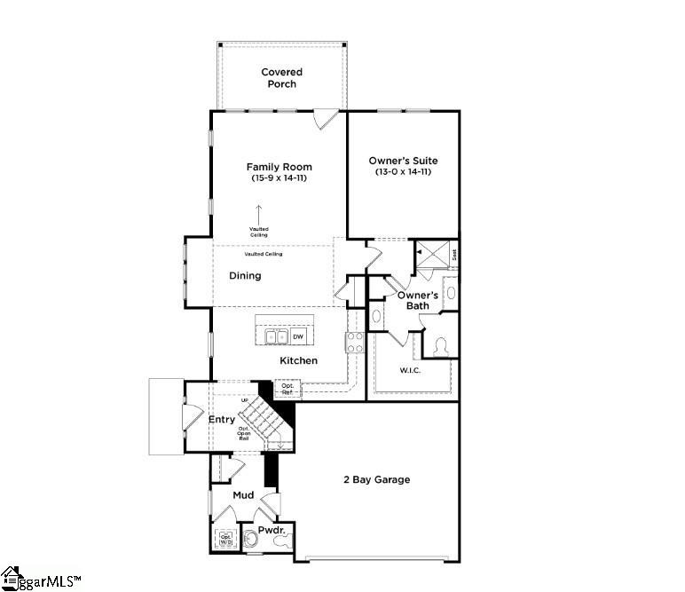 Property image 2 of 407 Crestcreek Drive in Village at Midway, Anderson, SC 29621