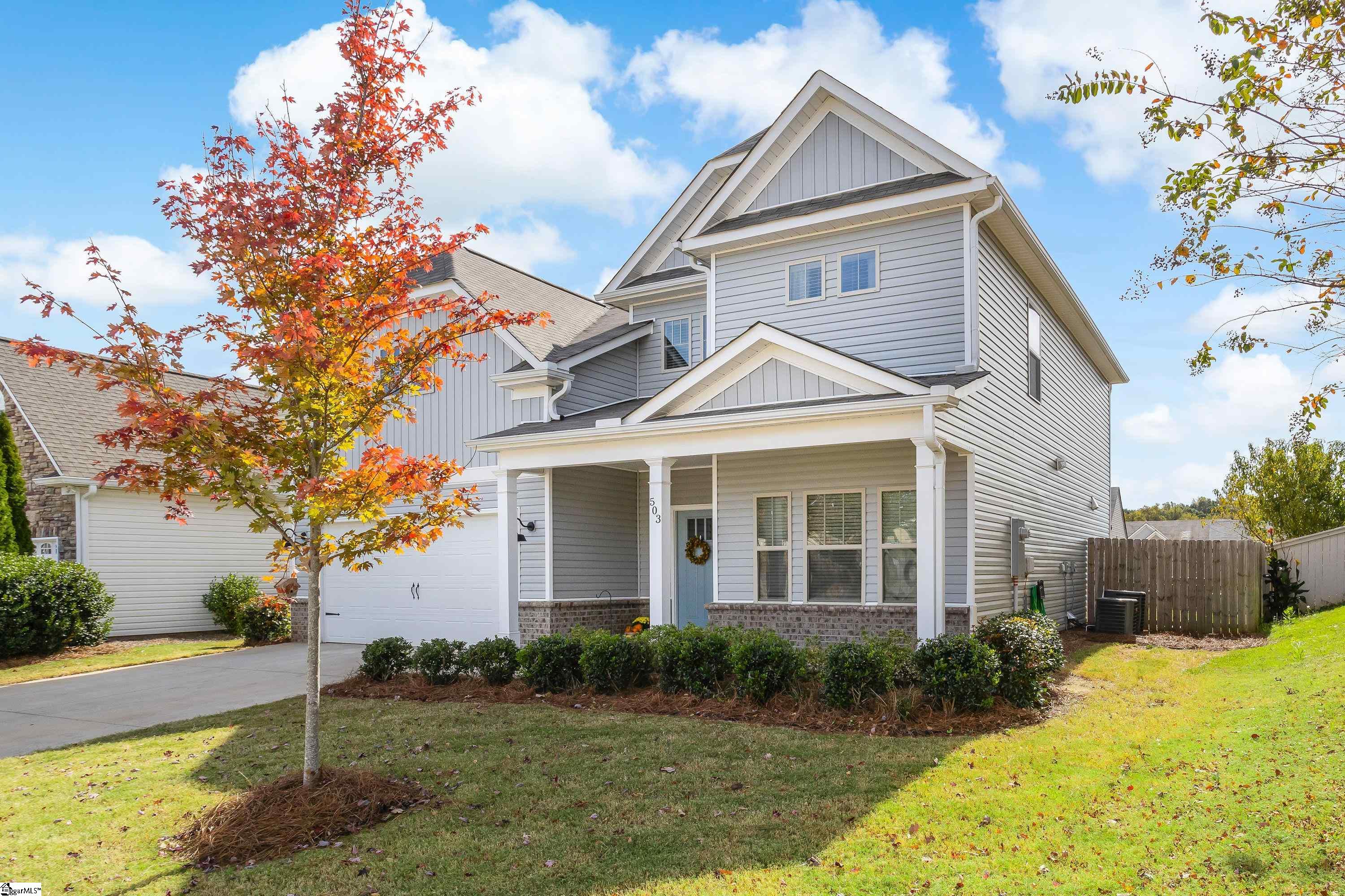 Property image 3 of 503 W Saddletree Drive in Orchards at Reidville, Woodruff, SC 29388
