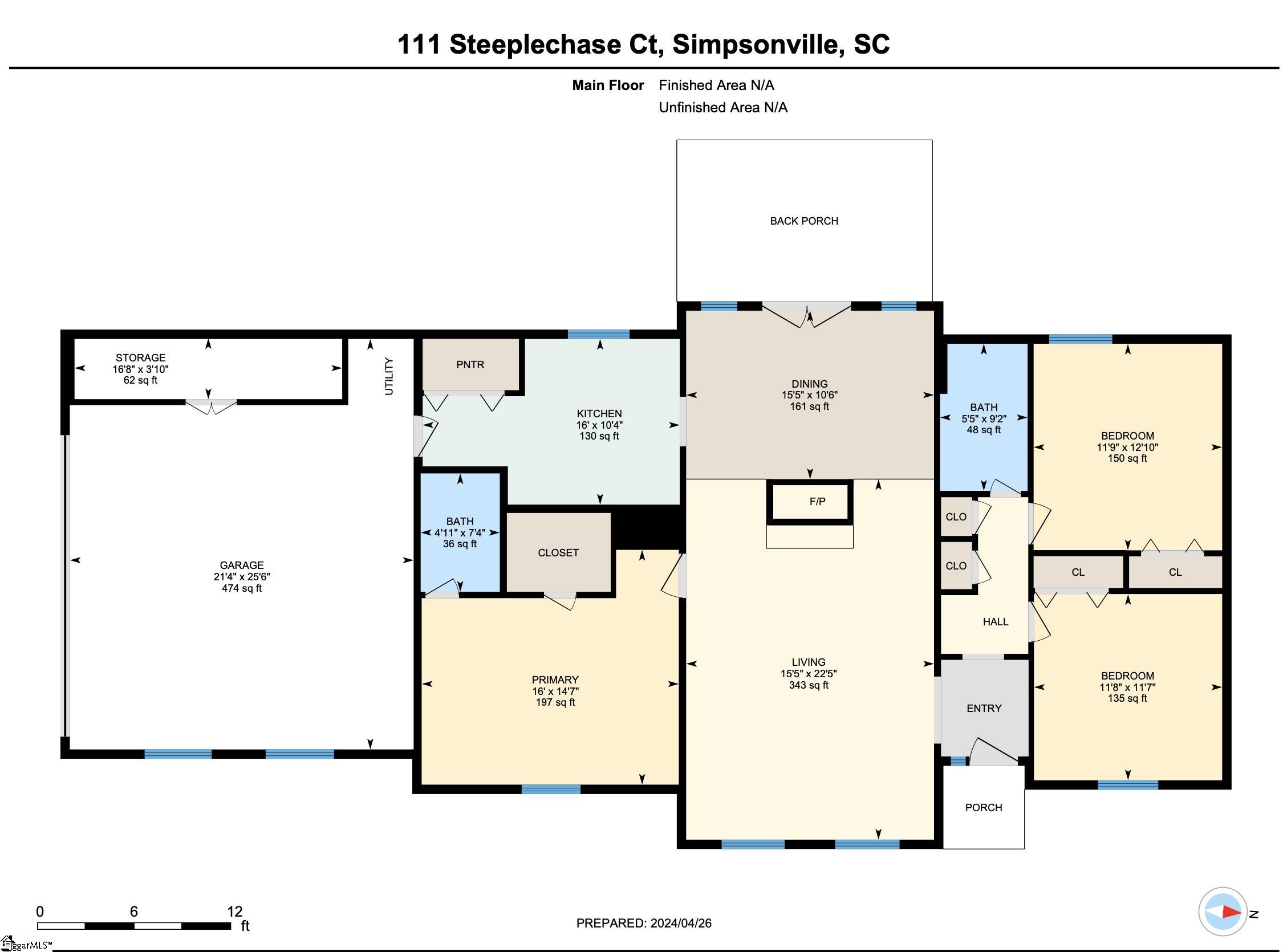 Property image 3 of 111 Steeplechase Court in Heritage Lakes, Simpsonville, SC 29681